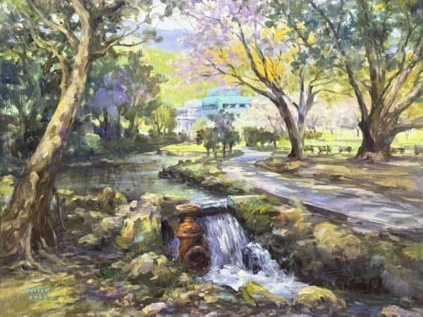 林桂英 前山公園 25F 80×65cm 油彩／畫布 15萬