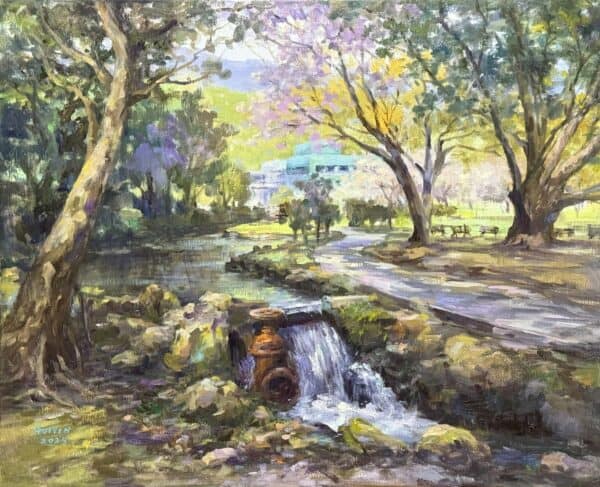 林桂英 前山公園 25F 80×65cm 油彩／畫布 15萬